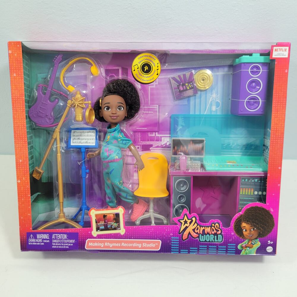 Netflick Animated Series Karma's World Doll & Recording Studio New 62723-2Clo3